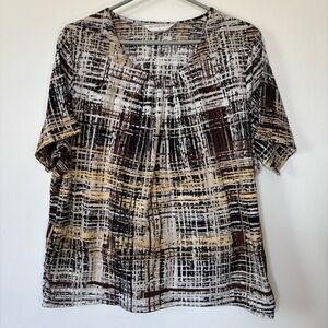 🎉4/30$🎉 Allison Daley Textured Pattern Blouse - Size 11